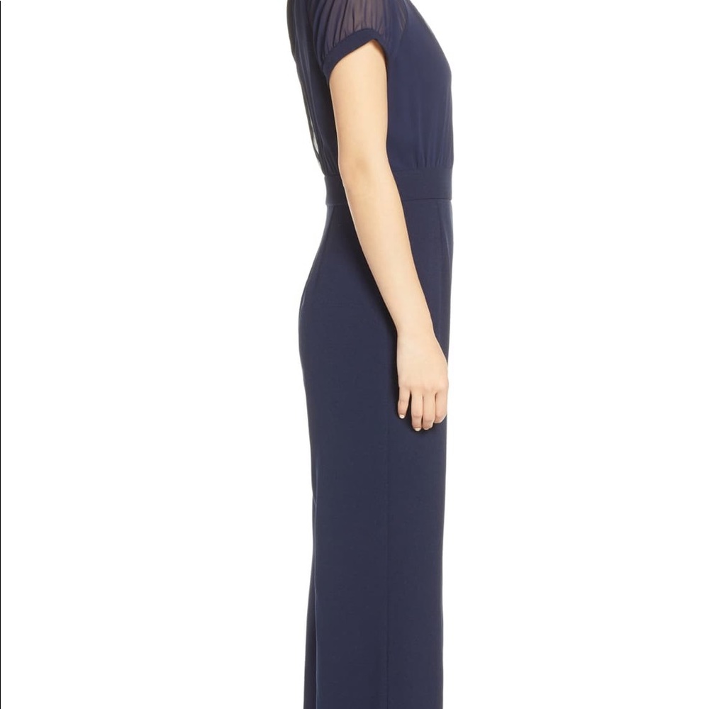 Vince Camuto Navy Jumpsuit